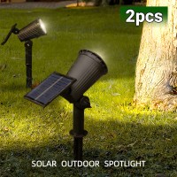 KPROE 2-Piece LED Landscape Lights – Weatherproof Outdoor Spotlights for Gardens, Yards, and Pathways